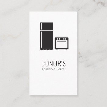 Appliances Service & Repair Business Card by olicheldesign at Zazzle