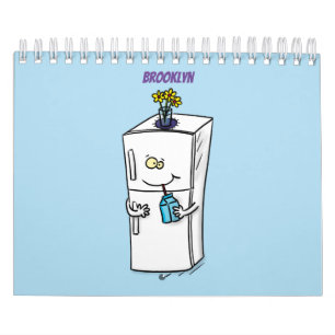 Appliances, tools and instruments cartoon calendar