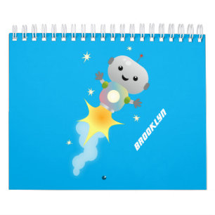 Appliances, tools and instruments cartoon calendar