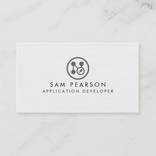 Application Developer Computer Programmer Business Card