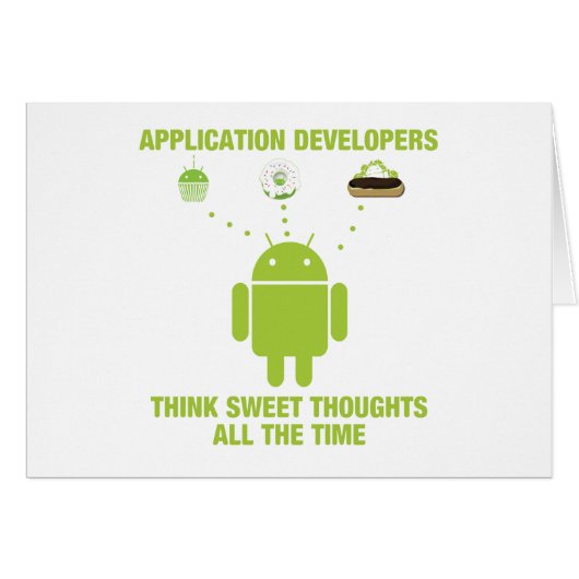 Application Developers Think Sweet Thoughts All Cards (Front Horizontal)