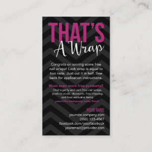 Application Instructions Business Cards