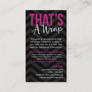 Application Instructions Business Cards