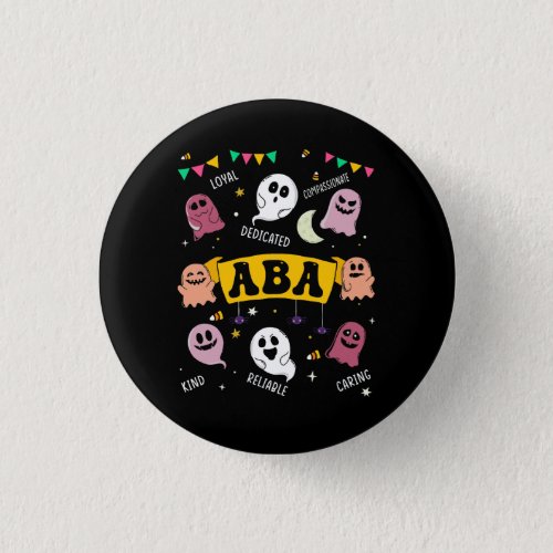 Applied Behavior Analysis ABA Halloween Spooky Cut Button