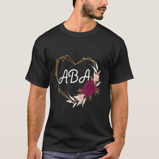 Applied Behavior Analysis Aba Squad Behaviors Team T-Shirt (Front)