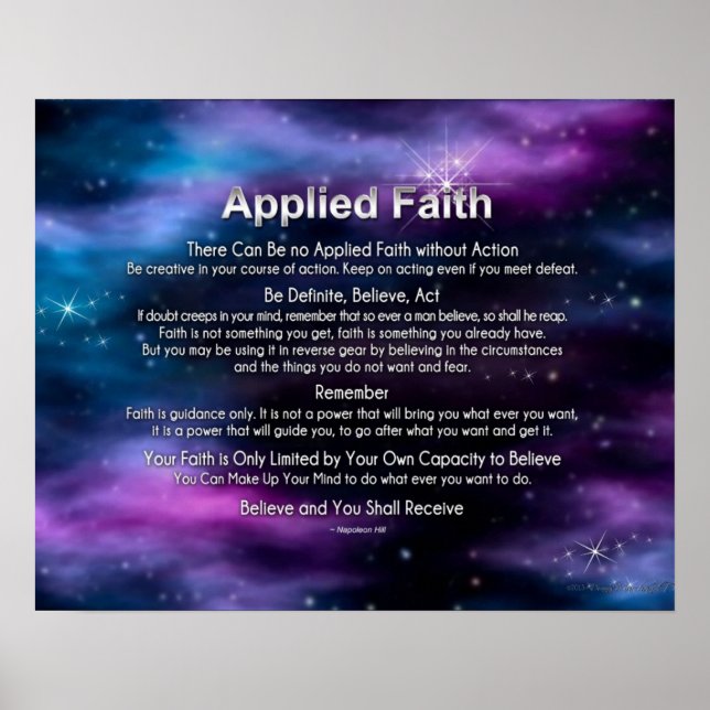 Applied Faith Poster (Front)