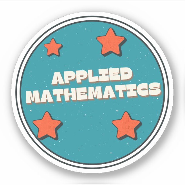 Applied mathematics sticker (Front)