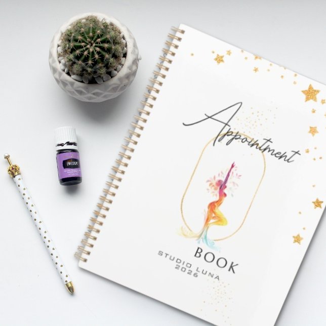 Appointment Book Beauty Yoga Spa Salon Gold Stars Planner (Appointment Book Beauty Yoga Spa Salon Gold Stars Planner)
