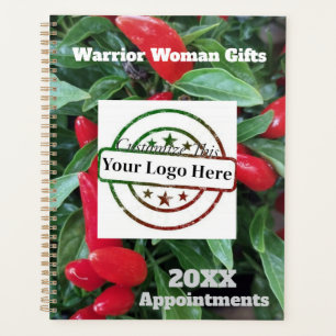 Appointment Book, customize logo Pepper Plant Planner