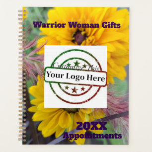 Appointment Book, customize Yellow Autumn Flowers Planner