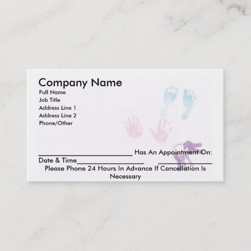 Appointment Business Card