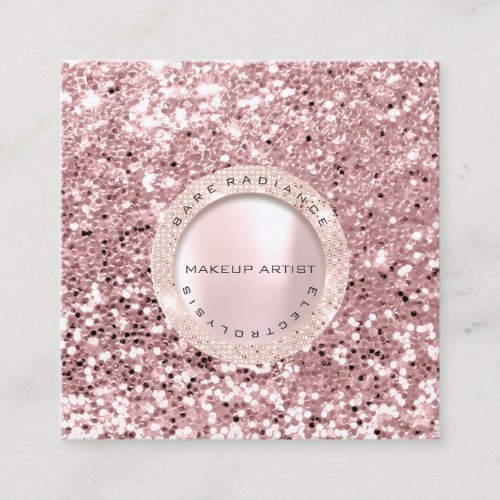 Appointment Card Electrolysis Pink  Glitter Spark