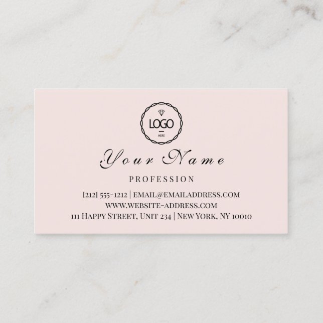 Appointment Card Makeup Artist Logo Esthetican QR (Back)