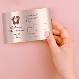 Appointment Card Reflexology Massages Healing Rose