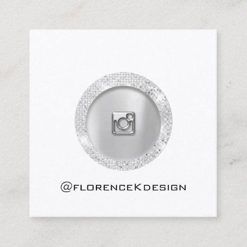 Appointment Card Rose White Logo Social Square