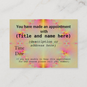 Appointment Cards