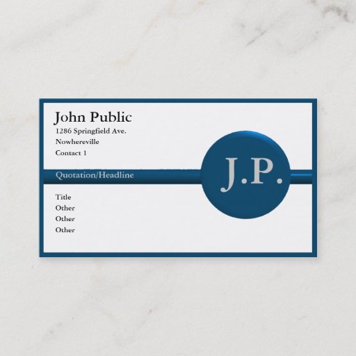 Customizable Appointment Keeper Business Card Template