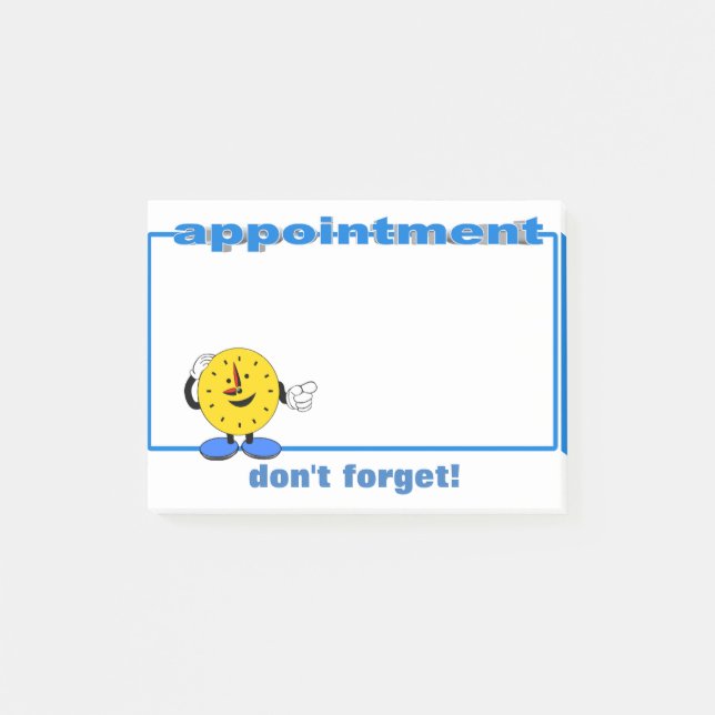 Appointment Post It Notes (Front)