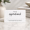 Appointment Reminder Card | Modern Minimal White