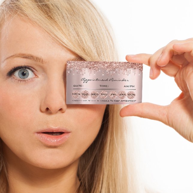 Appointment Reminder Cards Makeup Lashes Nails (Creator Uploaded)