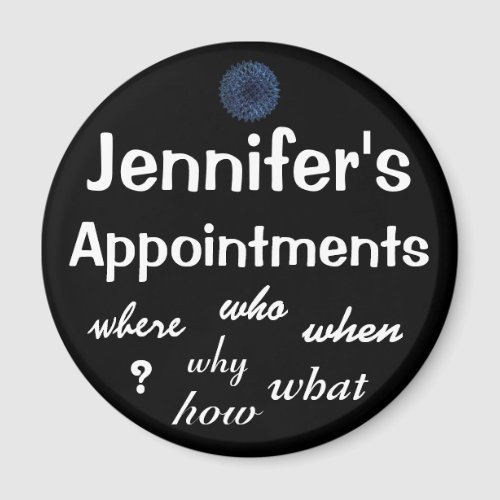 Appointment Reminder _ Customizable Magnet