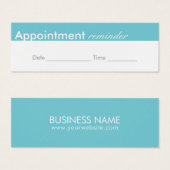 Appointment Reminder Elegant Minimal (Front & Back)