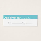 Appointment Reminder Elegant Minimal (Front)