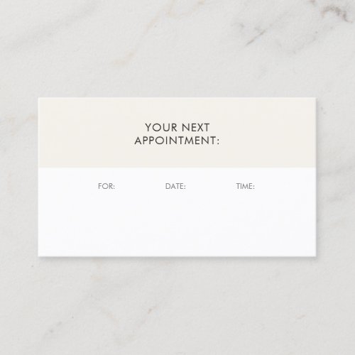 Appointment Reminder Elegant Professional Template