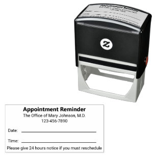 Appointment Reminder for Medical Doctor's Office Self-inking Stamp