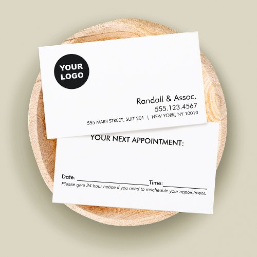 Appointment Reminder Logo Card