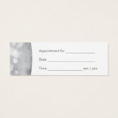 Appointment Reminder Modern Silver mini (Back)