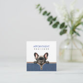 Appointment Reminder pet goomer & Pet care Square Business Card (Standing Front)