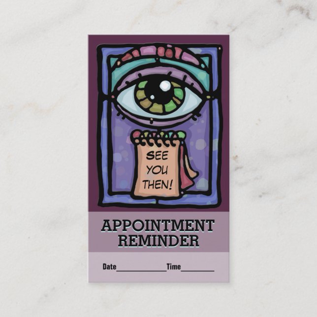 Appointment reminder.Teacher.Meeting.Business.Doc. (Front)