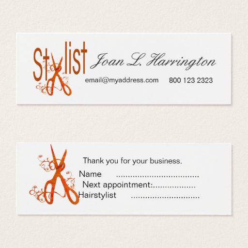 Customizable Womens Designer Fashion Business Card Templates