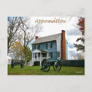 Appomattox Peers House Postcard