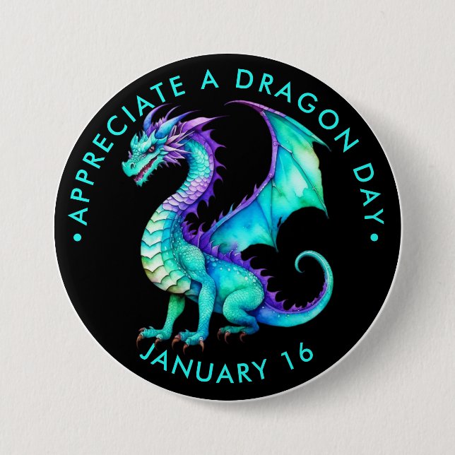 Appreciate a Dragon Day Button (Front)
