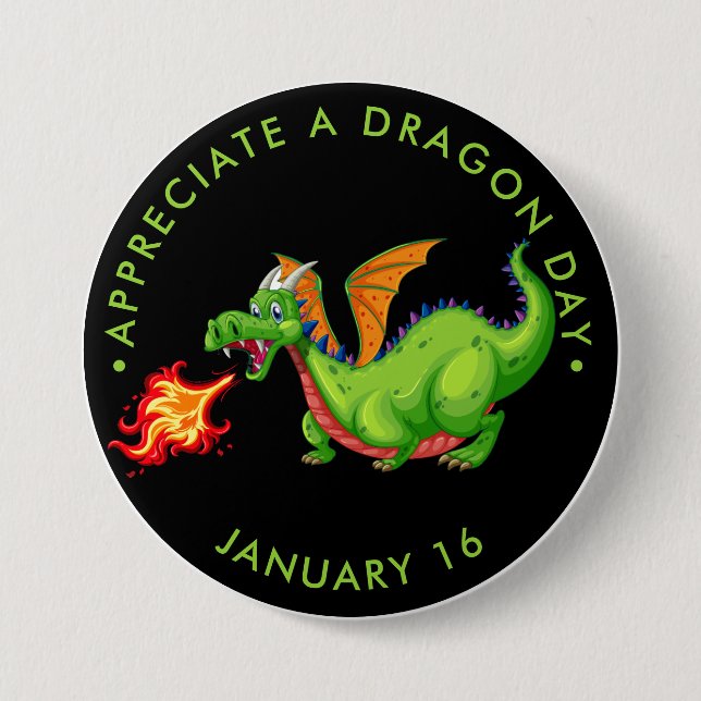 Appreciate a Dragon Day Button (Front)