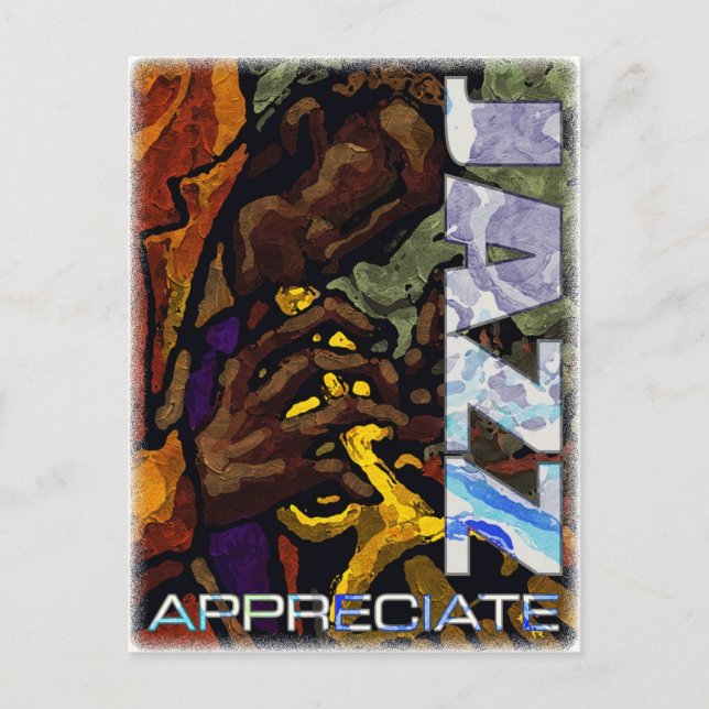 Appreciate Jazz Postcard (Front)