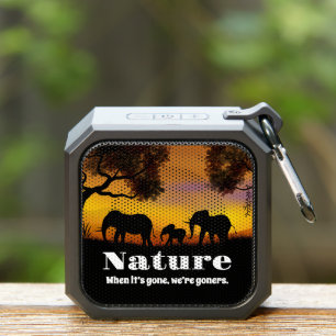 Appreciate Nature and Elephants Bluetooth Speaker