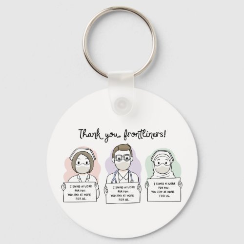 Appreciate our Medical Frontliners Thank You Keychain