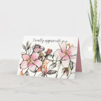 Appreciate You Blessing From God Pink Flowers