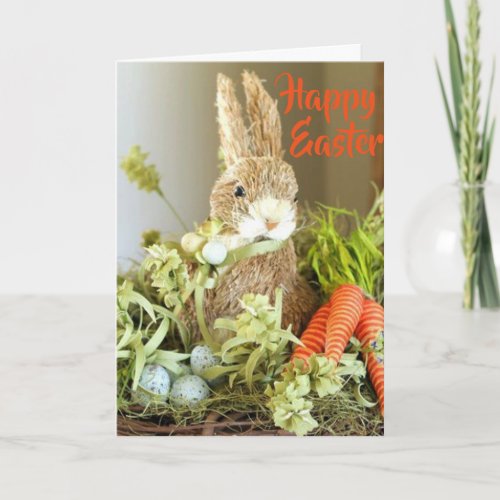 APPRECIATE YOU HAPPY EASTER CARD WITH BUNNY