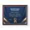 Appreciation Achievement Gold Blue Certificate 