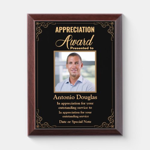 Appreciation Award for Employee  custom photo