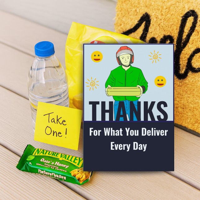 Appreciation Card for Daily Delivery Service Gift (Creator Uploaded)