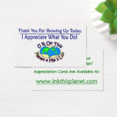 Appreciation Cards Changing This Planet (Desk)