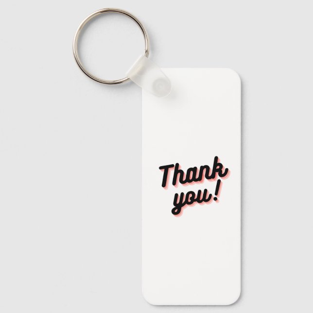 Appreciation Clip Keychain (Front)