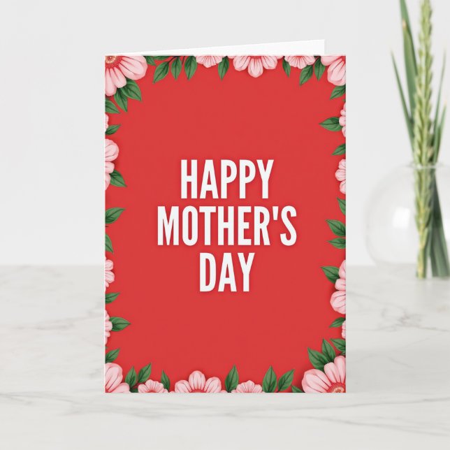 Appreciation Day Floral Card (Front)