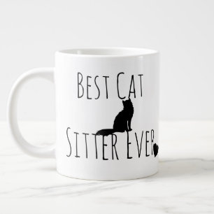 Appreciation Feline Caregiver Typography Thank You Giant Coffee Mug