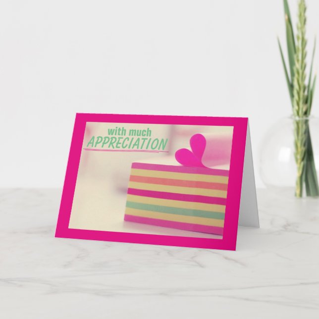 Appreciation for Administrative Professionals Card (Front)